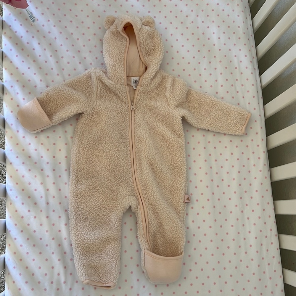 Baby Gap Sherpa one piece 3-6 months